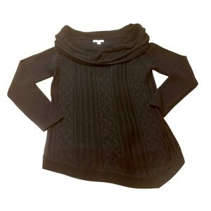 New York & Company | Black Shoulder Knit Sweater Size Large New Without Tags